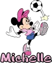 Michelle Minnie Mouse Soccer