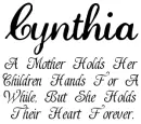 CYNTHIA