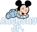 Anthony Jr Sleeping Baby Mickey Mouse