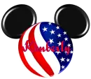 MICKEY HEAD WITH THE NAME KIMBERLY