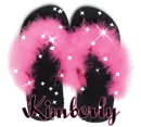 FLIPFLOPS WITH THE NAME KIMBERLY