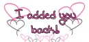 I added you back