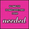 all i ever needed