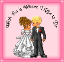 Cute wedding cartoon