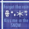 Kiss me in the snow