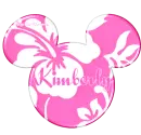 MICKEY HEAD WITH THE NAME KIMBERLY
