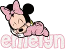 Emelyn Sleeping Baby Minnie Mouse