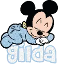 Gilda Sleeping Baby Mickey Mouse