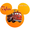 MICKEY HEAD WITH THE NAME TYLER