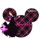 MICKEY HEAD WITH THE NAME KIMBERLY