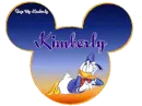 MICKEY HEAD WITH THE NAME KIMBERLY