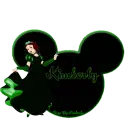 MICKEY HEAD WITH THE NAME KIMBERLY