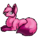 Pink Fox Pup