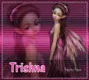 Burgandy Linear Fairy - Trishna