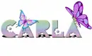 butterfly-name tag-CARLA