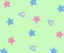 Stars and Hearts background