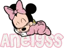 Anelyss Sleeping Baby Minnie Mouse