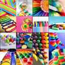 Rainbow Collage
