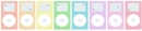 colorful ipods