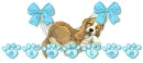 puppy in hammock
