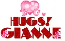 i love you hugs, Gianne w/ red...