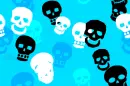 blue skulls flashing