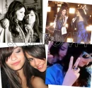 selena & demi collage