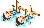 synchronized swimming