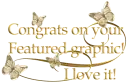 congrats on your featured graphic gold