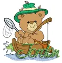 teddy bear fishing 