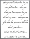 love or game
