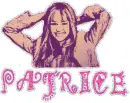 Patrice with Hannah Montana