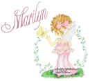 NAME MARILYN/GIRL WITH BUTTERFLY
