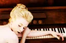 Woman with piano