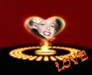 MARILYN IN A ANIMATED HEART.