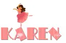 KAREN w/the BALLERINA..