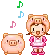 Girl And Piggy