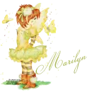 NAME MARILYN/GIRL IN GREEN AND YELLOW