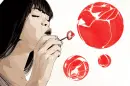 blow bubbles
