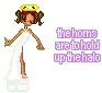 the horns hold up the halo