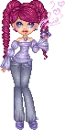 CUTE PURPLE DOLL