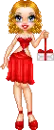 doll with present