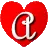 Heart Abecedary #A