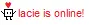 lacie is online