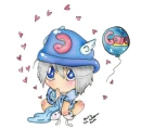 Cute chibi boy