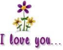 I love you