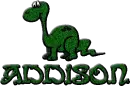 Addison Green Dinosaur
