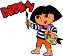 Risky Painting Dora The Explorer
