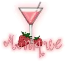 Pink strawberry cocktail- Monique