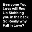 Everyone Will Stab you In the Back